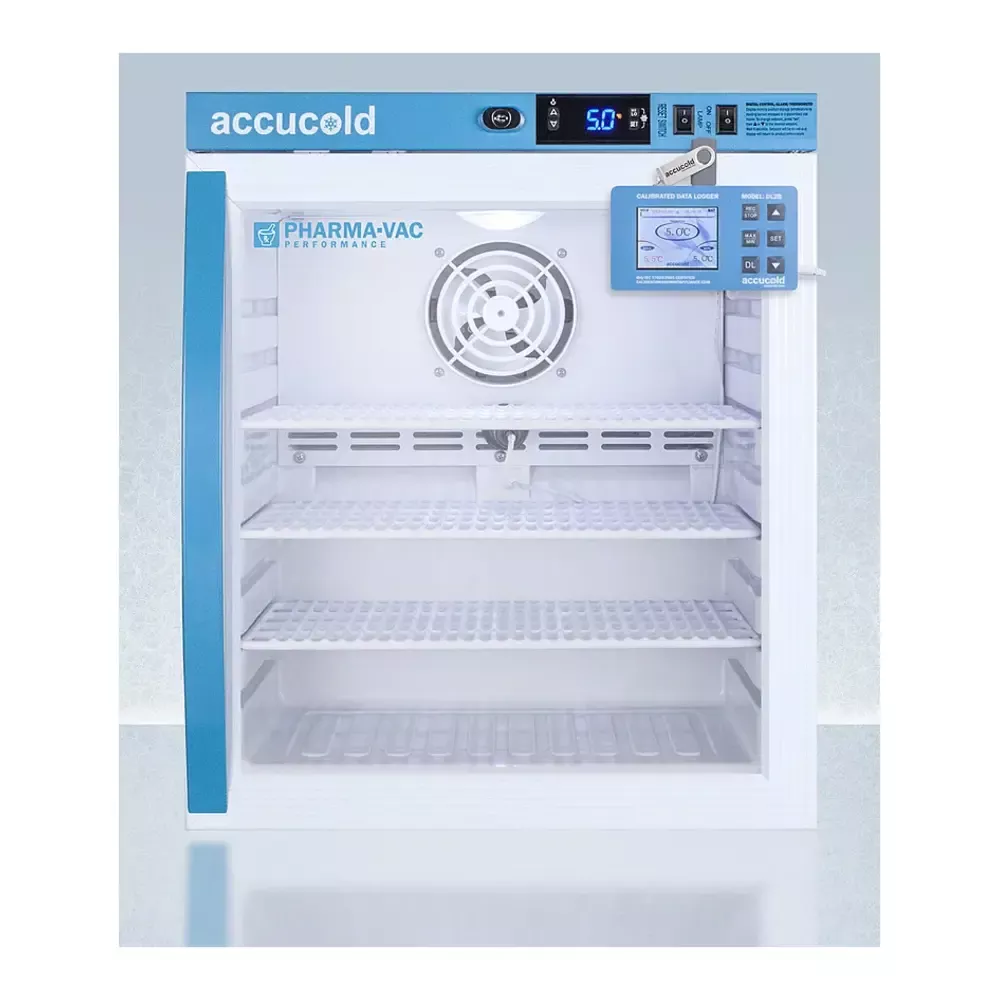 AccuCold 1 cu. ft. Undercounter Refrigerator ARG1PVDL2B