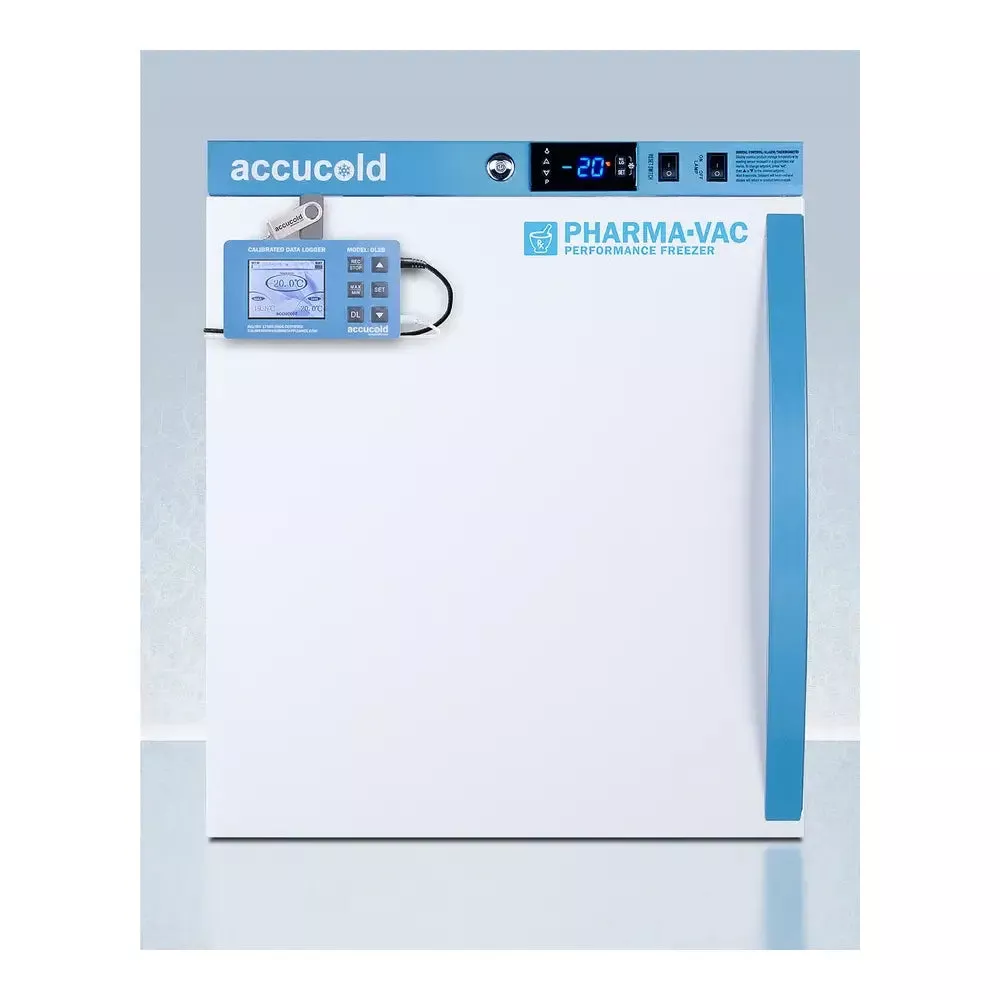 accucold-afz1pvdl2blhd-19-white-upright-freezer AccuCold AFZ1PVDL2BLHD 19" White Upright Freezer