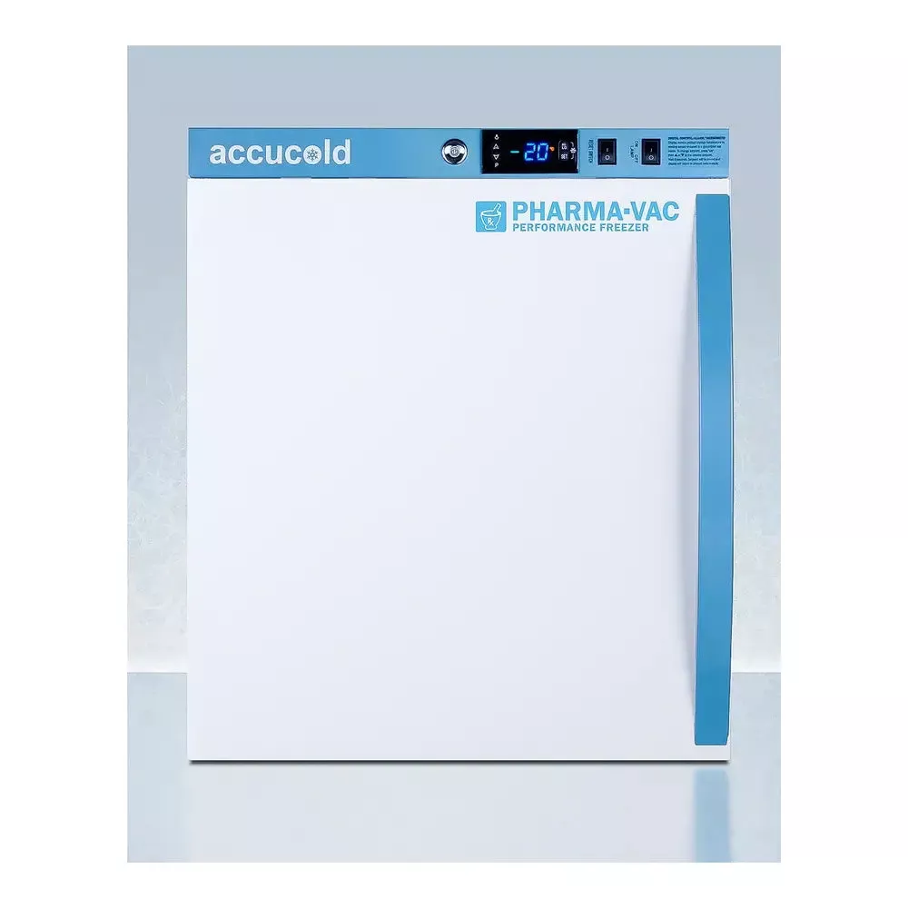 accucold-afz1pvlhd-19-white-upright-freezer AccuCold AFZ1PVLHD 19" White Upright Freezer