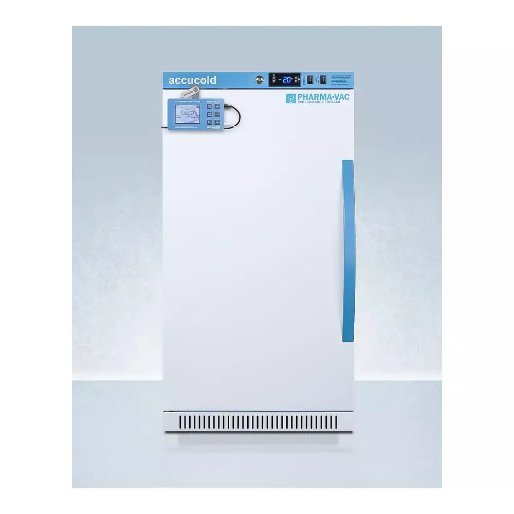 accucold-afz2pvbiadadl2blhd-20-white-upright-freezer AccuCold AFZ2PVBIADADL2BLHD 20" White Upright Freezer