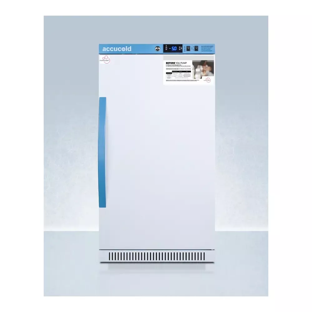 accucold-afz2pvbiadamc-momcube-20-white-upright-freezer AccuCold AFZ2PVBIADAMC MOMCUBE 20" White Upright Freezer