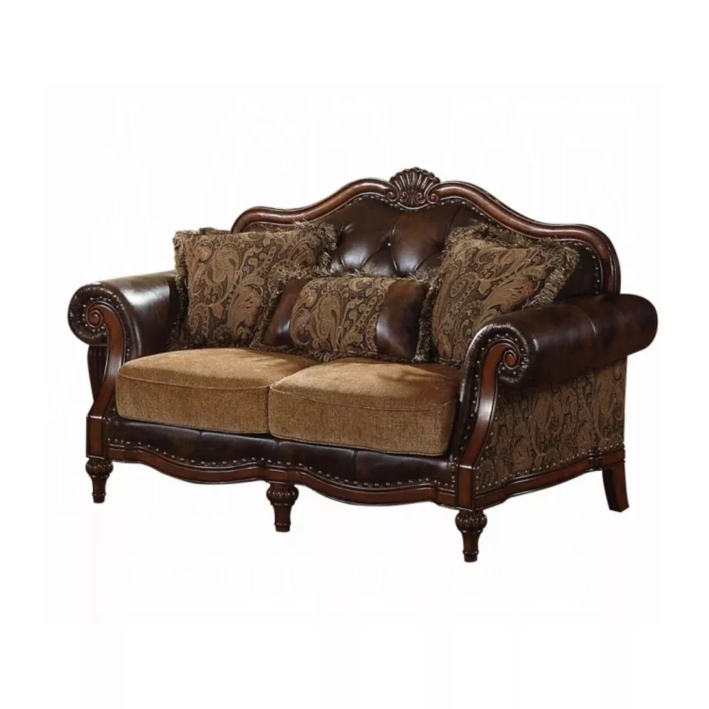 acme-furniture-05496-dreena-brown-stationary-sofa Acme Furniture 05496 Dreena Brown Stationary Sofa