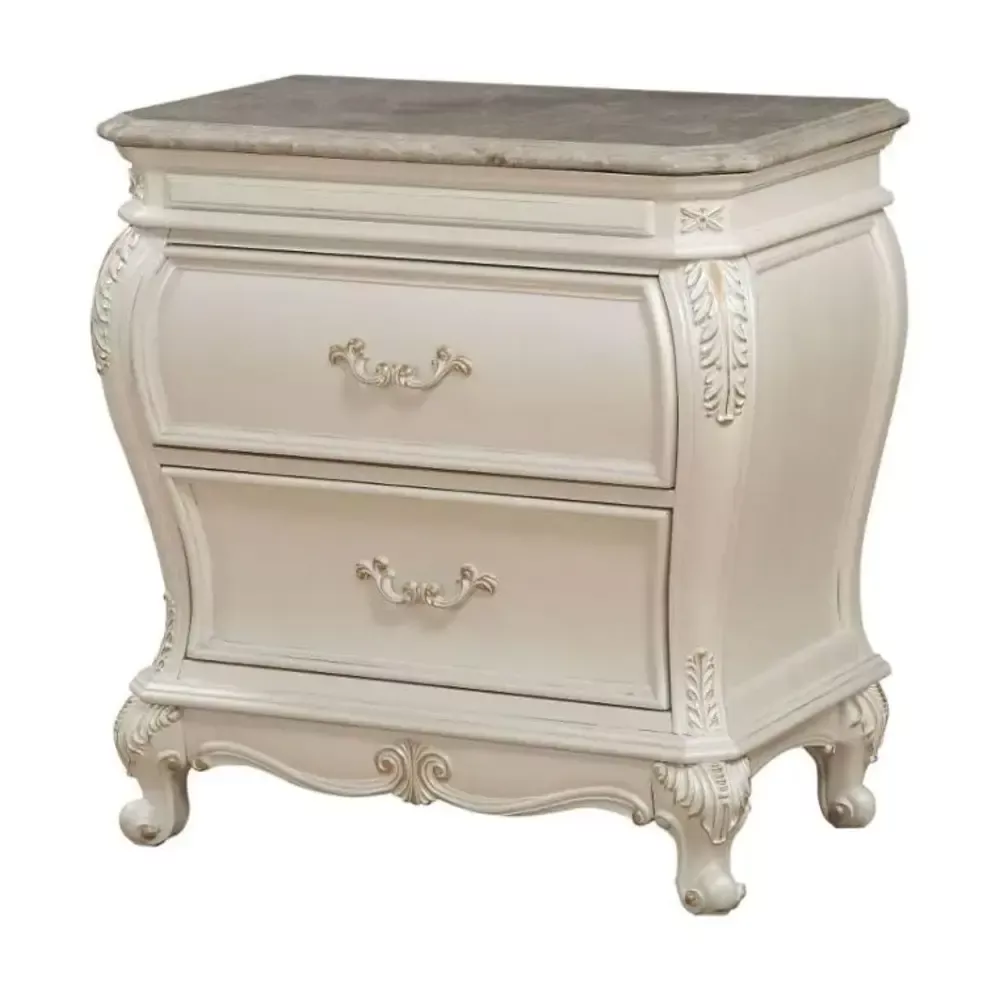 acme-furniture-23543-chantelle-bisque-nightstand Acme Furniture 23543 Chantelle Bisque Nightstand