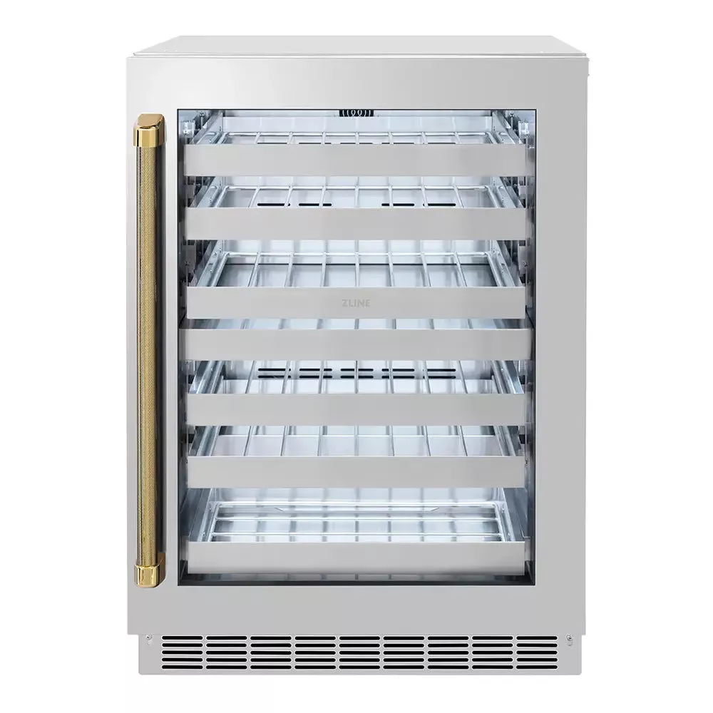 zline-rwdozgs24kg-touchstone-24-stainless-steel-compact-wine-cooler ZLINE RWDOZGS24KG Touchstone 24" Stainless Steel Compact Wine Cooler