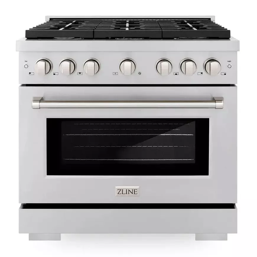 zline-sdr36-paramount-36-stainless-steel-dual-fuel-range ZLINE SDR36 Paramount 36" Stainless Steel Dual Fuel Range