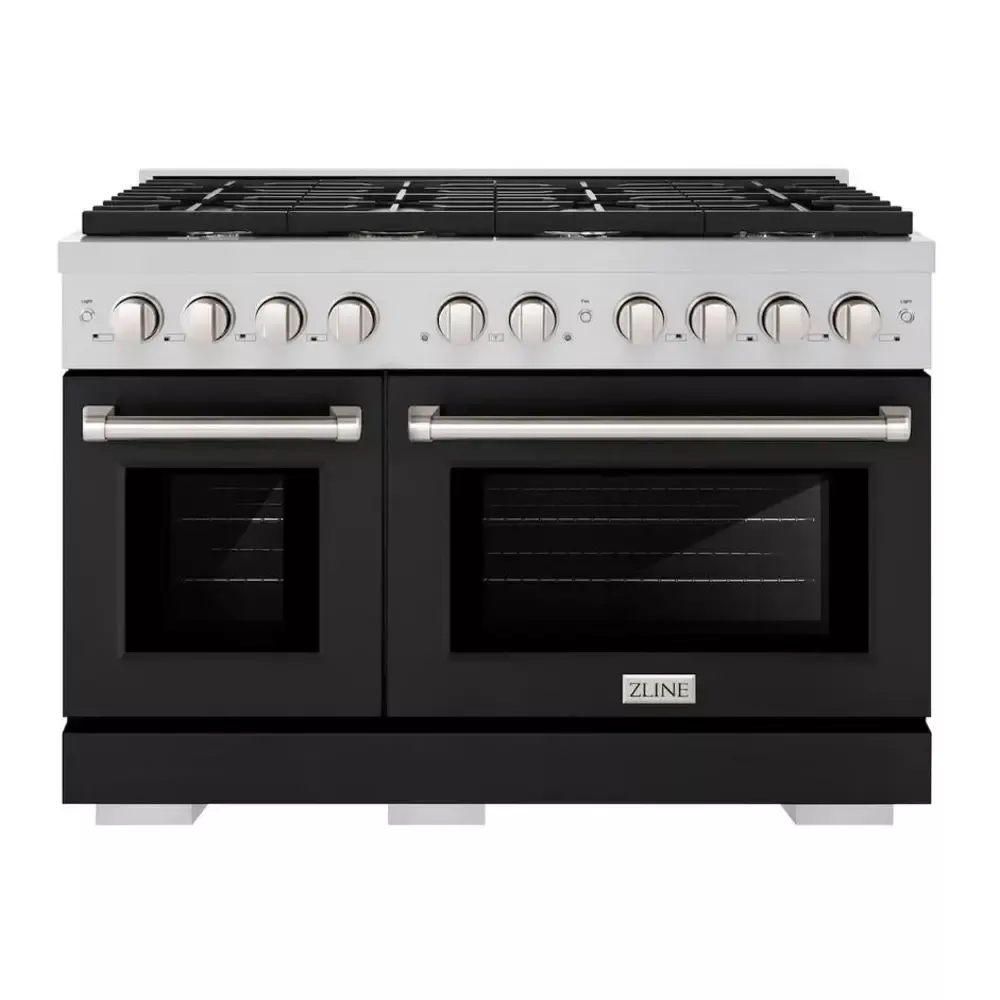 zline-sdrblm48-paramount-48-black-dual-fuel-range ZLINE SDRBLM48 Paramount 48" Black Dual Fuel Range