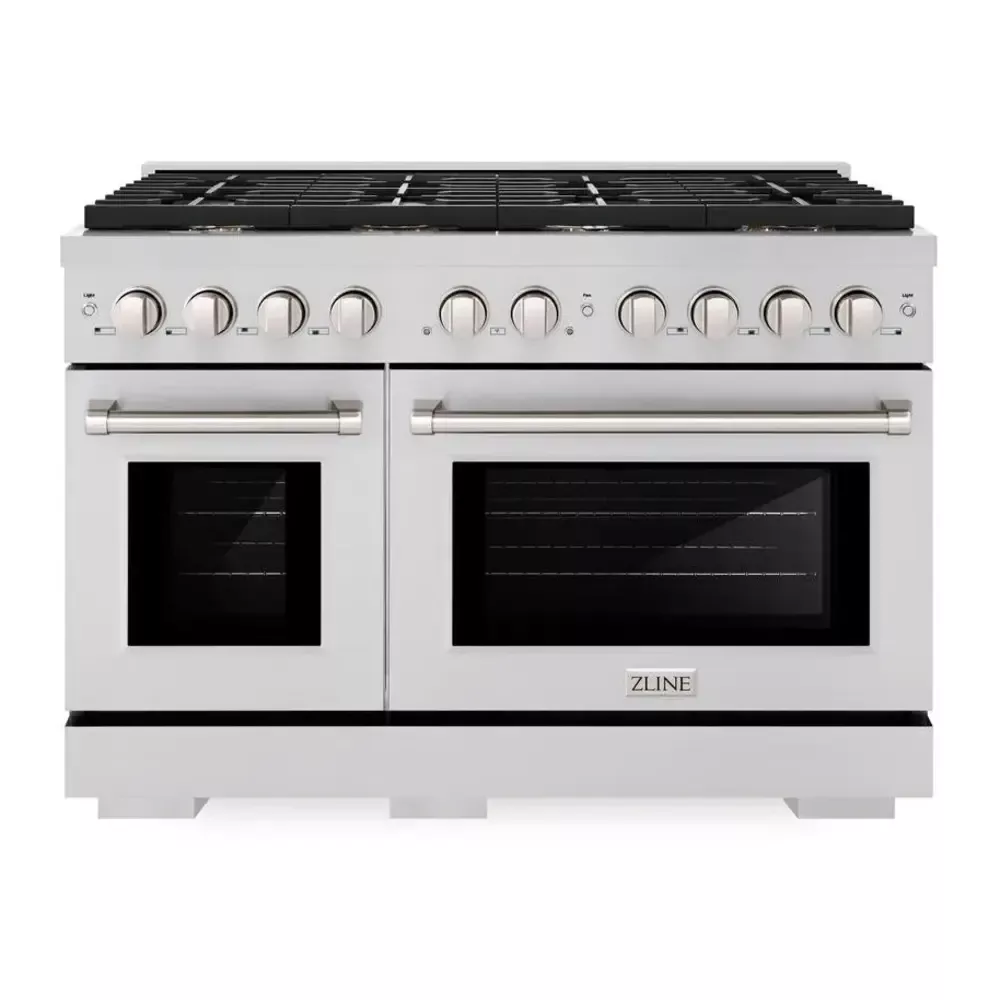zline-sdrbr48-paramount-48-stainless-steel-dual-fuel-range ZLINE SDRBR48 Paramount 48" Stainless Steel Dual Fuel Range