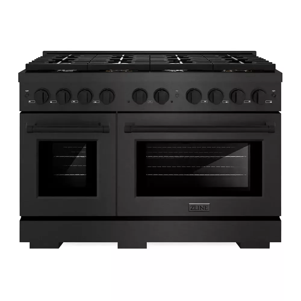 zline-sdrbs48-paramount-48-black-stainless-steel-dual-fuel-range ZLINE SDRBS48 Paramount 48" Black Stainless Steel Dual Fuel Range