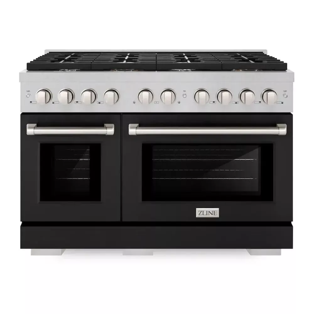 zline-sdrsblm48-paramount-48-black-dual-fuel-range ZLINE SDRSBLM48 Paramount 48" Black Dual Fuel Range