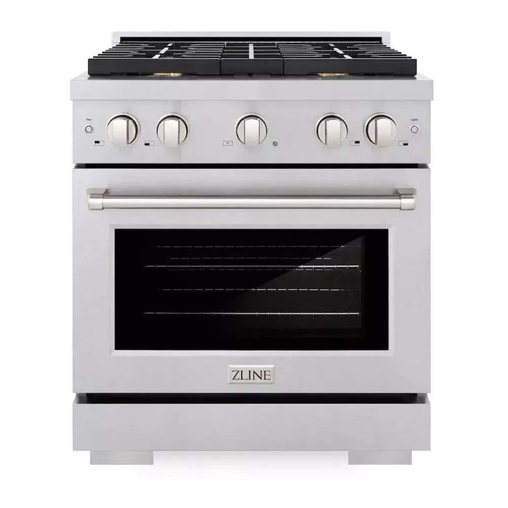 zline-sdrsbr30-paramount-30-stainless-steel-dual-fuel-range ZLINE SDRSBR30 Paramount 30" Stainless Steel Dual Fuel Range