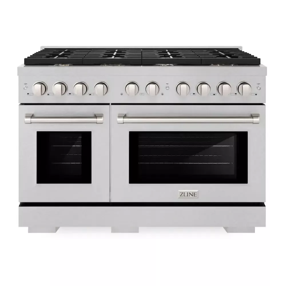zline-sdrsbr48-paramount-48-stainless-steel-dual-fuel-range ZLINE SDRSBR48 Paramount 48" Stainless Steel Dual Fuel Range