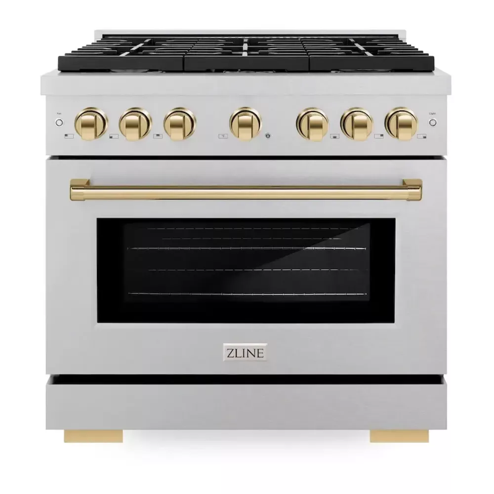 zline-sdrsz36g-paramount-36-stainless-steel-dual-fuel-range ZLINE SDRSZ36G Paramount 36" Stainless Steel Dual Fuel Range
