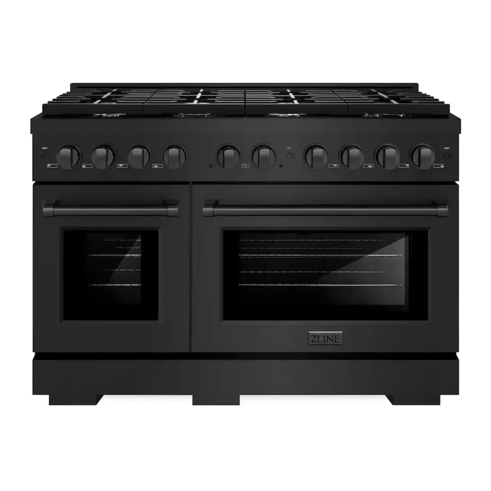 ZLINE SGRB48 Paramount 48" Black Stainless Steel Gas Range