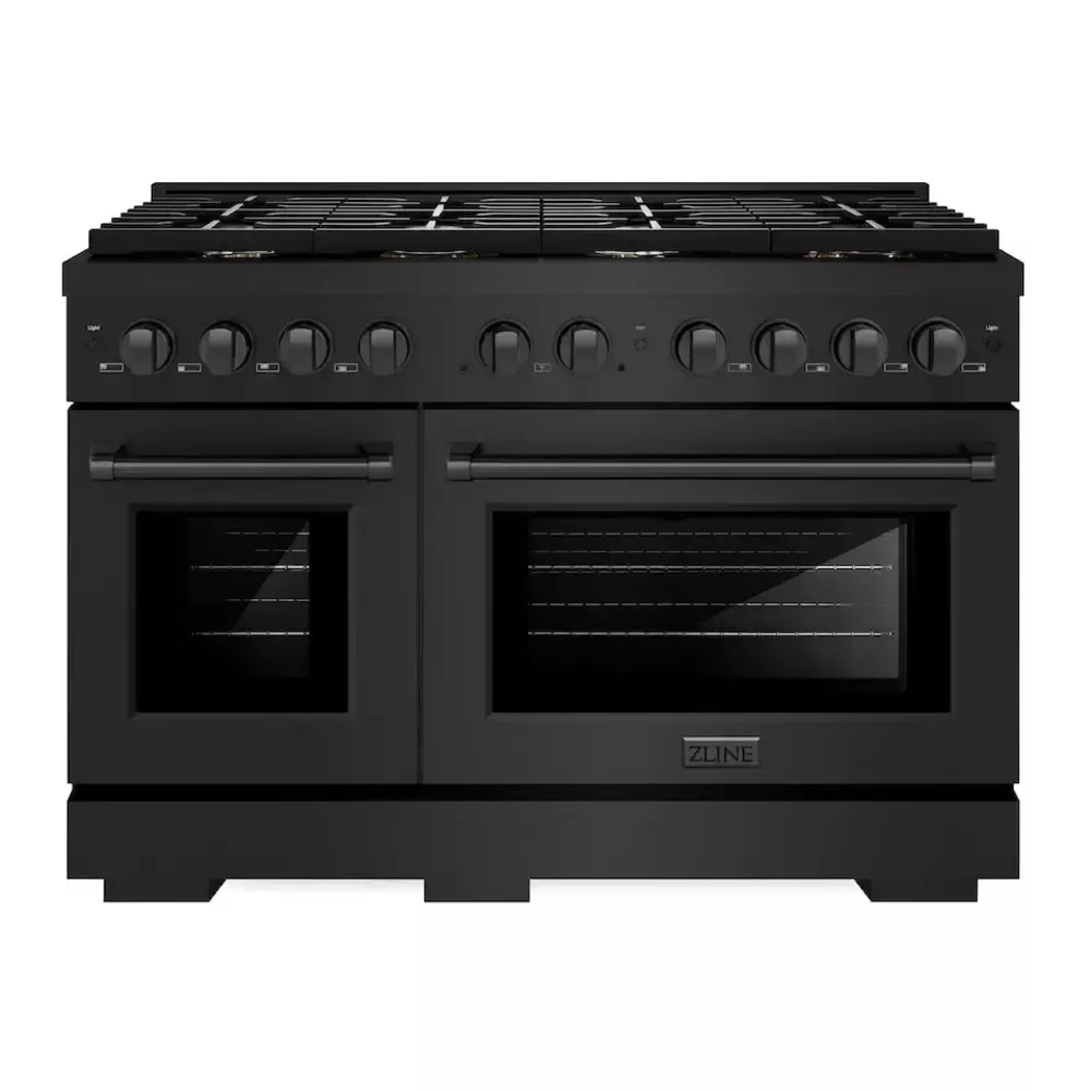 ZLINE SGRBBR48 Paramount 48" Black Stainless Steel Gas Range