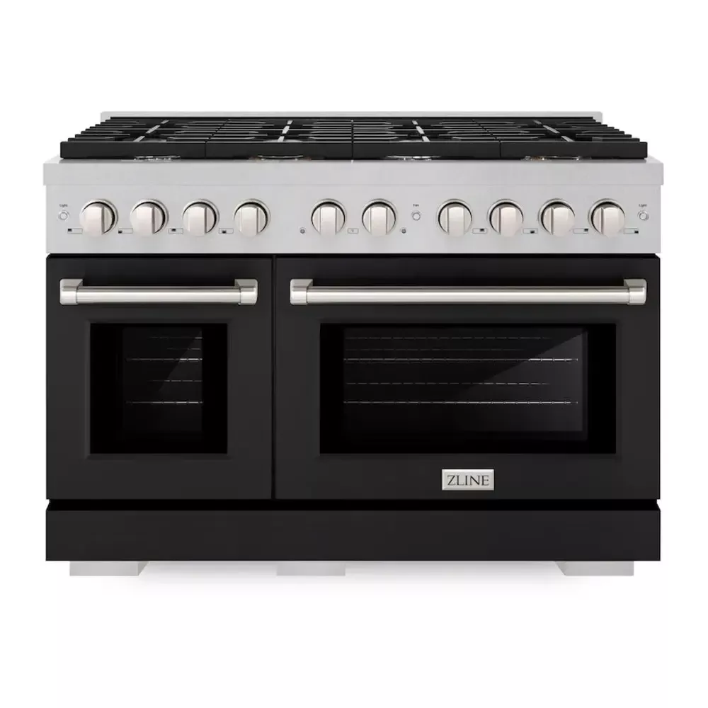 zline-sgrsblm48-paramount-48-black-gas-range ZLINE SGRSBLM48 Paramount 48" Black Gas Range
