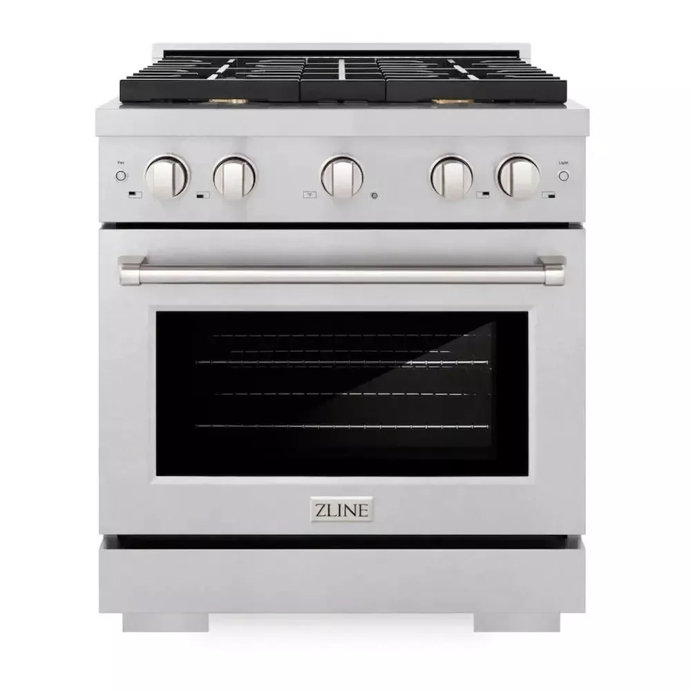 zline-sgrsbr30-paramount-30-stainless-steel-gas-range ZLINE SGRSBR30 Paramount 30" Stainless Steel Gas Range