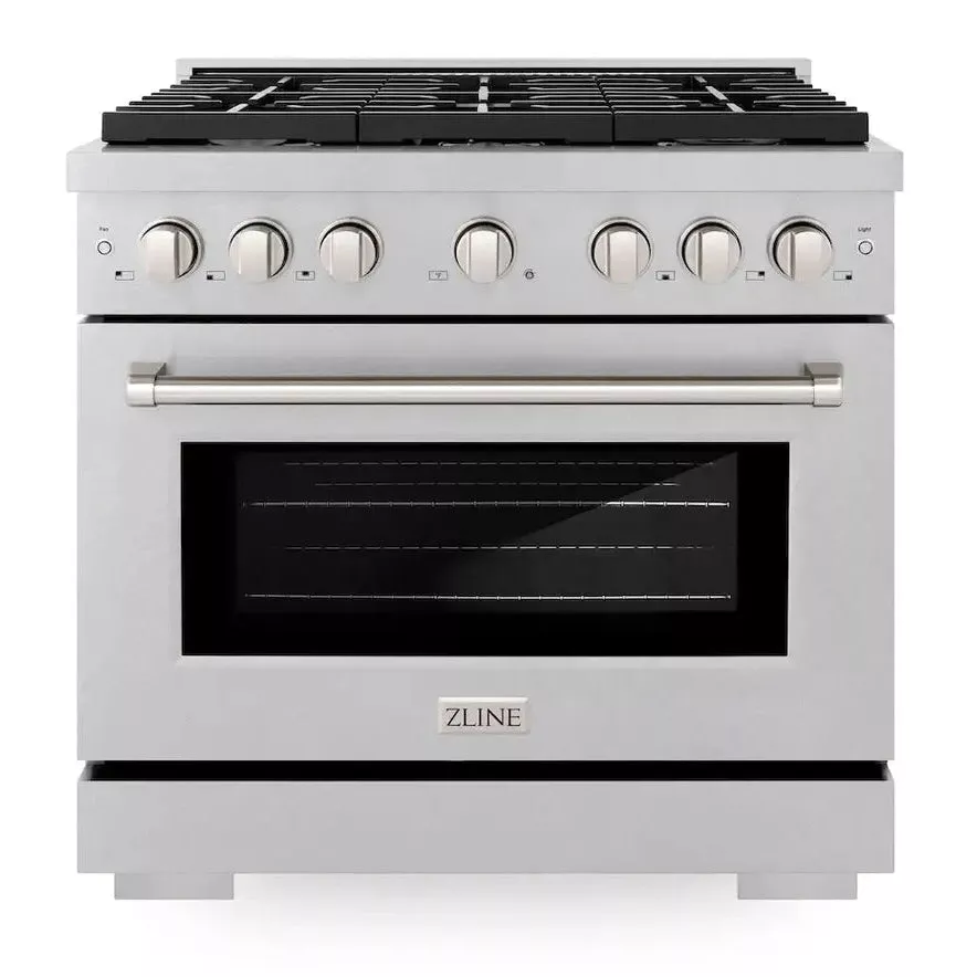 zline-sgrsbr36-paramount-36-stainless-steel-gas-range ZLINE SGRSBR36 Paramount 36" Stainless Steel Gas Range