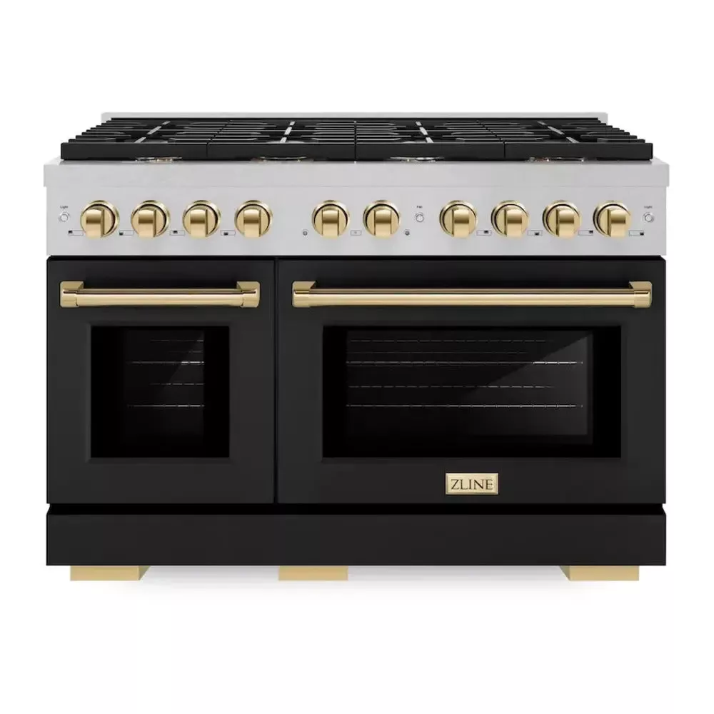 ZLINE SGRSZBLM48G Paramount 48" Black Gas Range