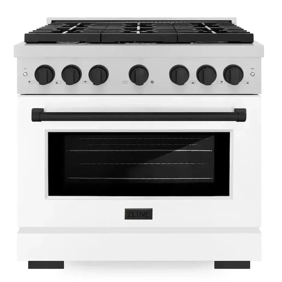 ZLINE SGRSZWM36MB Paramount 36" White Gas Range