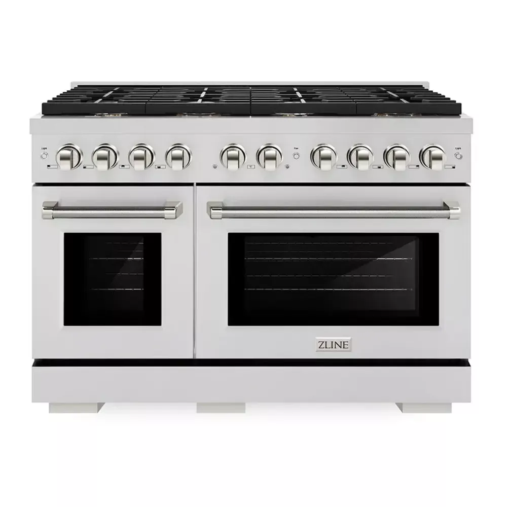 zline-sgrz48kpn-paramount-48-stainless-steel-gas-range ZLINE SGRZ48KPN Paramount 48" Stainless Steel Gas Range