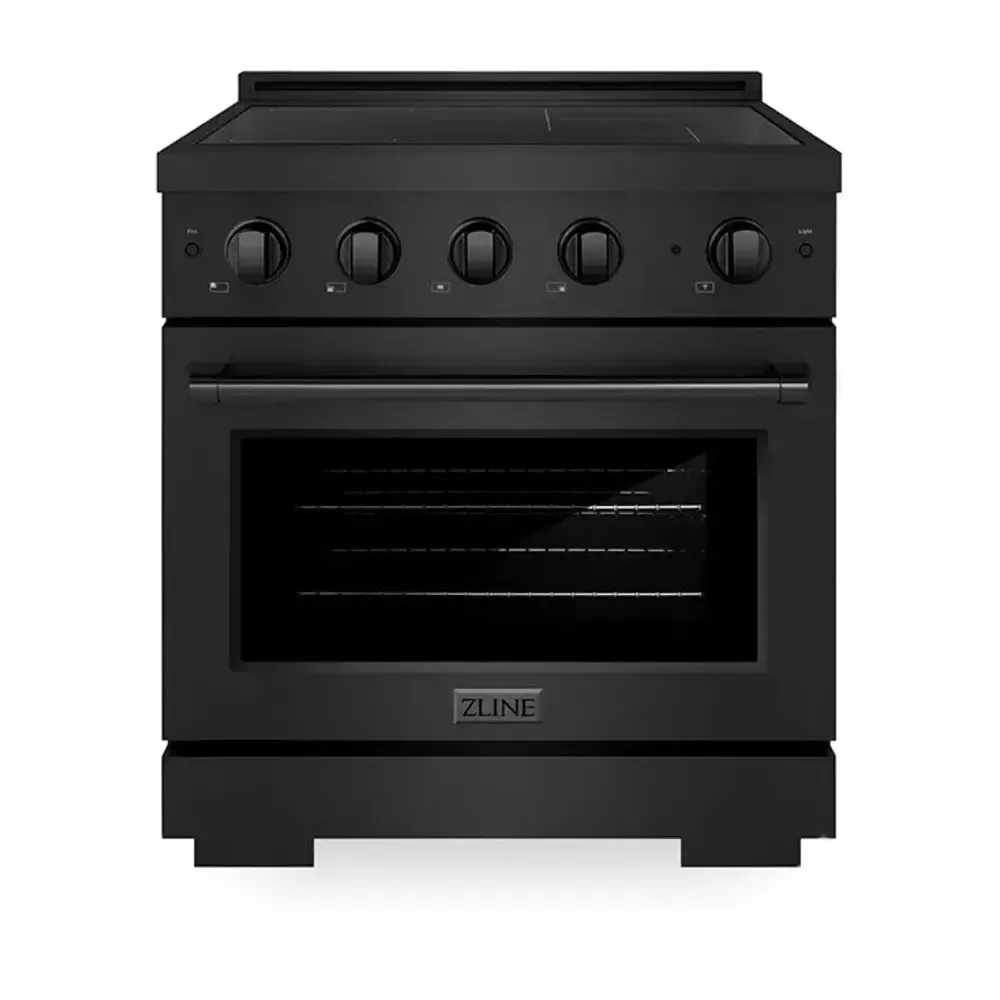 zline-sinrb30-paramount-30-black-stainless-steel-induction-range ZLINE SINRB30 Paramount 30" Black Stainless Steel Induction Range