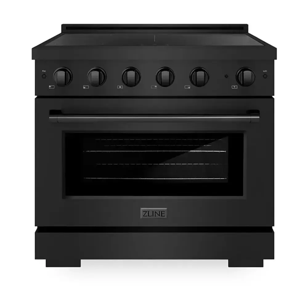 zline-sinrb36-paramount-36-black-stainless-steel-induction-range ZLINE SINRB36 Paramount 36" Black Stainless Steel Induction Range