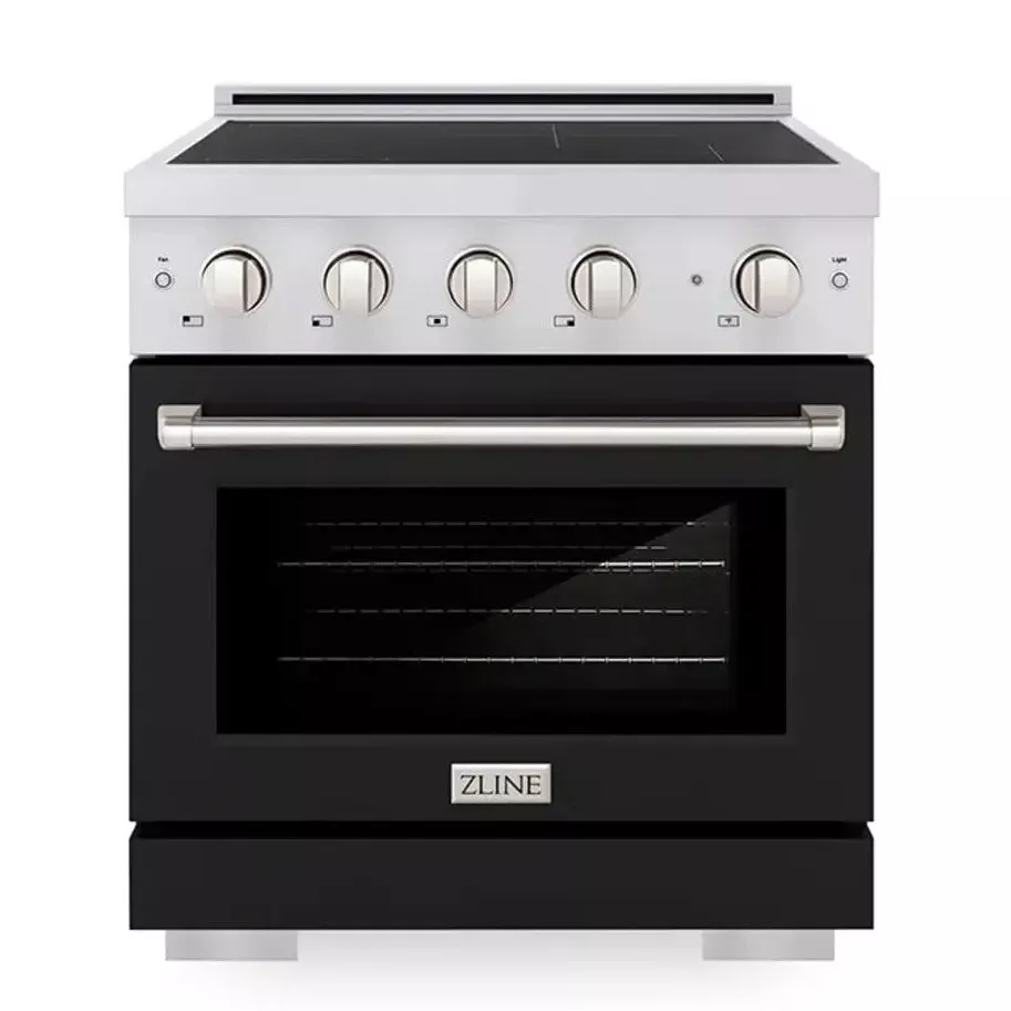 zline-sinrblm30-paramount-30-black-induction-range ZLINE SINRBLM30 Paramount 30" Black Induction Range