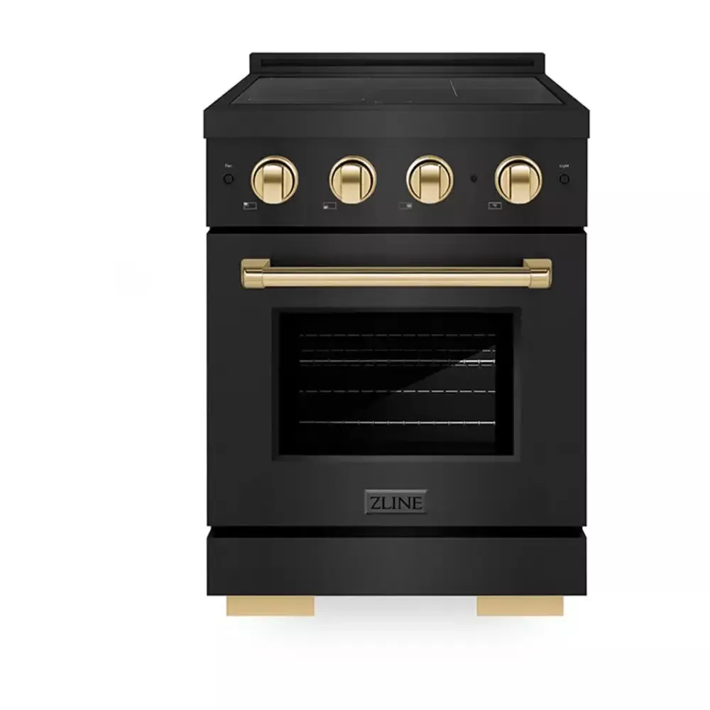 zline-sinrbz24g-paramount-24-black-stainless-steel-induction-range ZLINE SINRBZ24G Paramount 24" Black Stainless Steel Induction Range