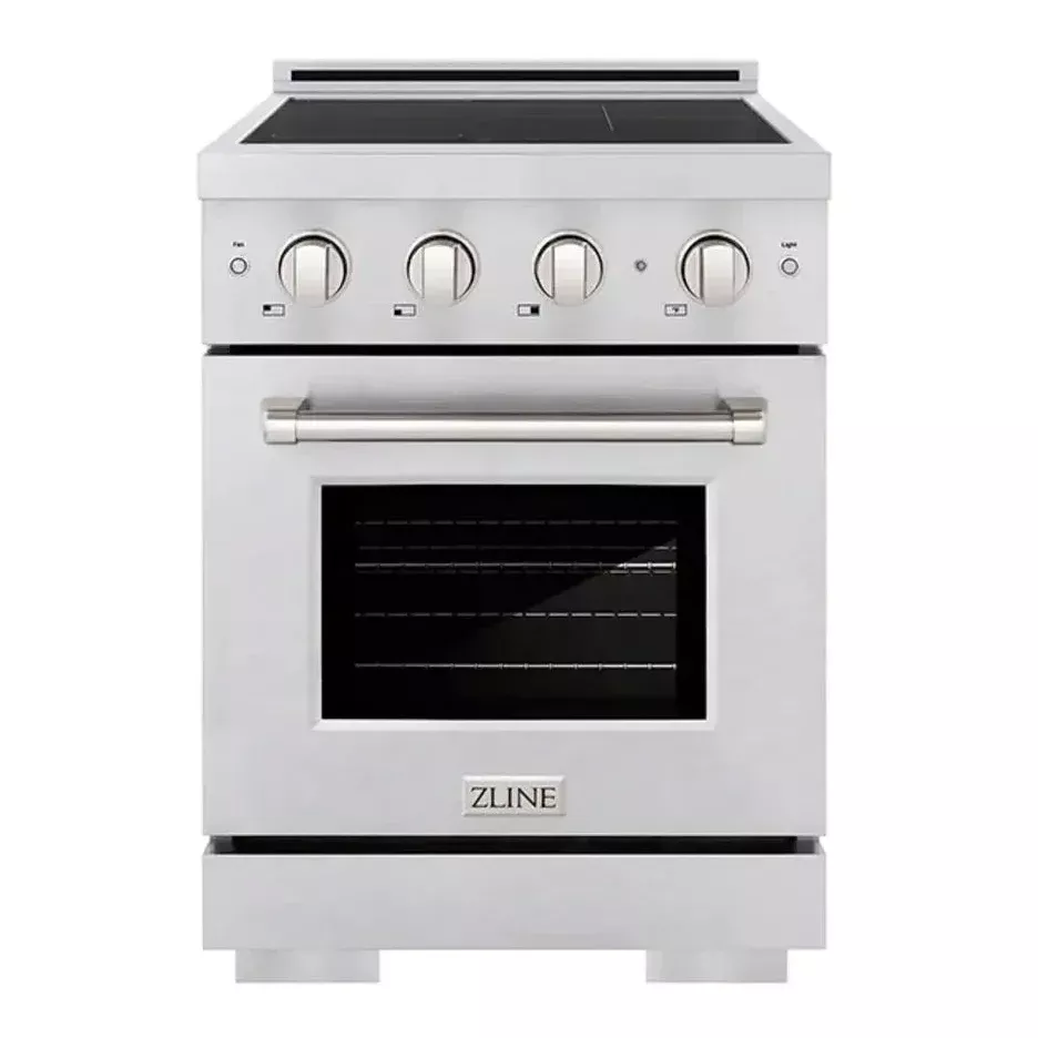 zline-sinrs24-paramount-24-stainless-steel-induction-range ZLINE SINRS24 Paramount 24" Stainless Steel Induction Range