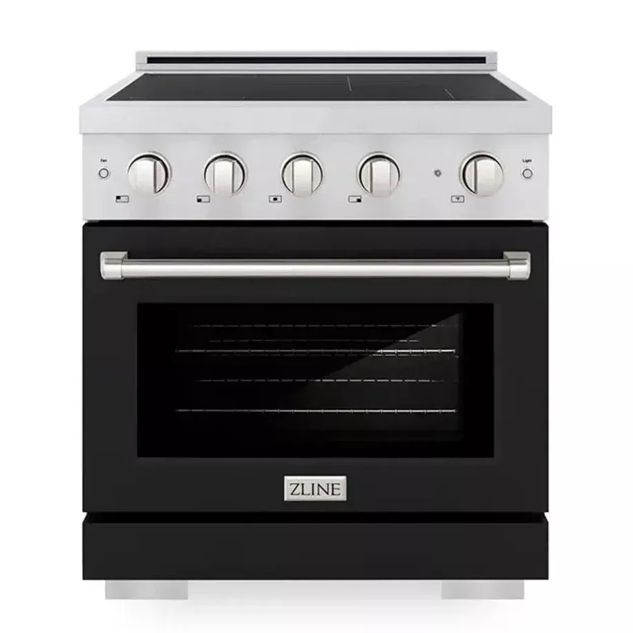zline-sinrsblm30-paramount-30-black-induction-range ZLINE SINRSBLM30 Paramount 30" Black Induction Range