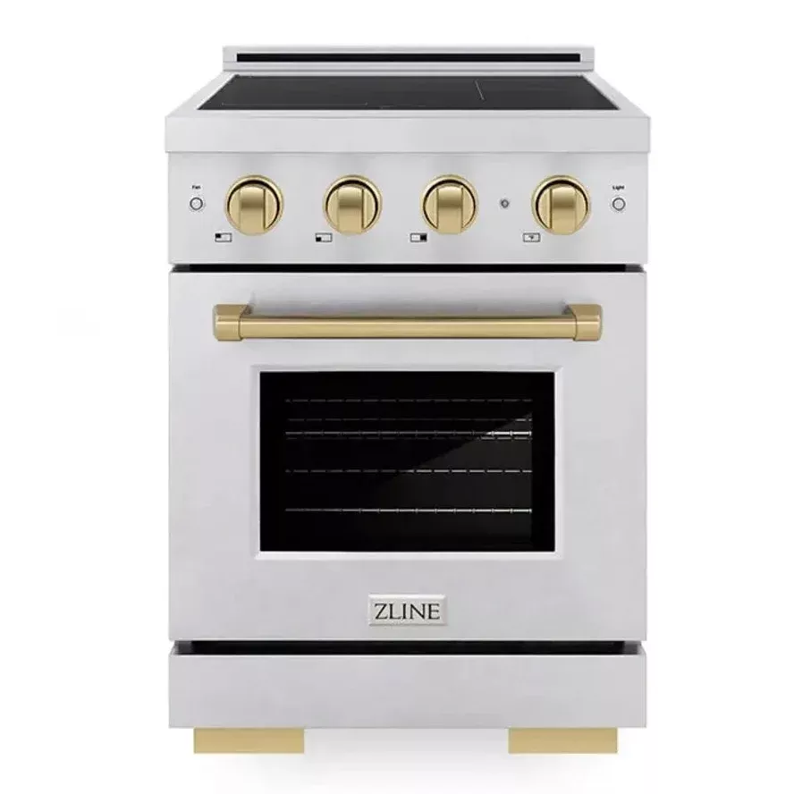 zline-sinrsz24cb-paramount-24-stainless-steel-induction-range ZLINE SINRSZ24CB Paramount 24" Stainless Steel Induction Range