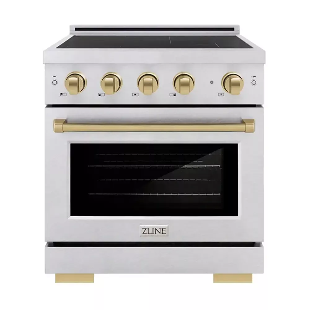 zline-sinrsz30cb-paramount-30-stainless-steel-induction-range ZLINE SINRSZ30CB Paramount 30" Stainless Steel Induction Range