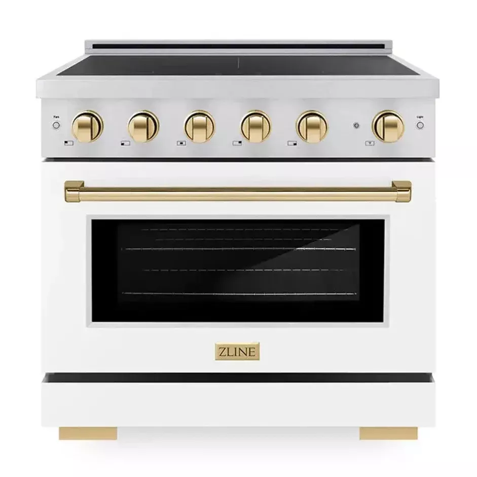 zline-sinrszwm36g-paramount-36-white-induction-range ZLINE SINRSZWM36G Paramount 36" White Induction Range