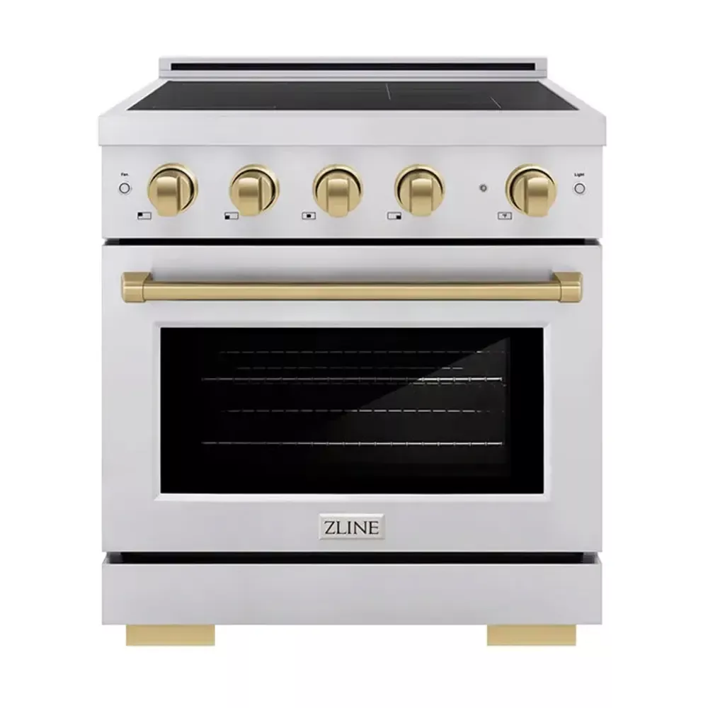 zline-sinrz30cb-paramount-30-stainless-steel-induction-range ZLINE SINRZ30CB Paramount 30" Stainless Steel Induction Range
