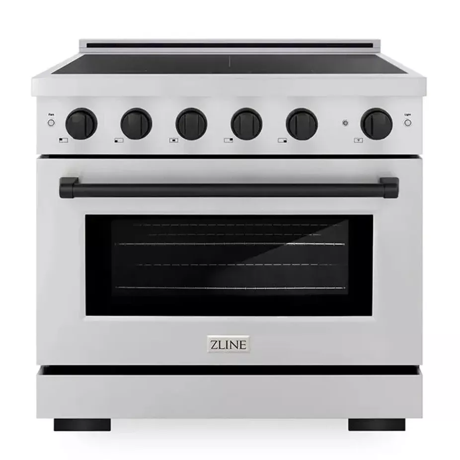 zline-sinrz36mb-paramount-36-stainless-steel-induction-range ZLINE SINRZ36MB Paramount 36" Stainless Steel Induction Range