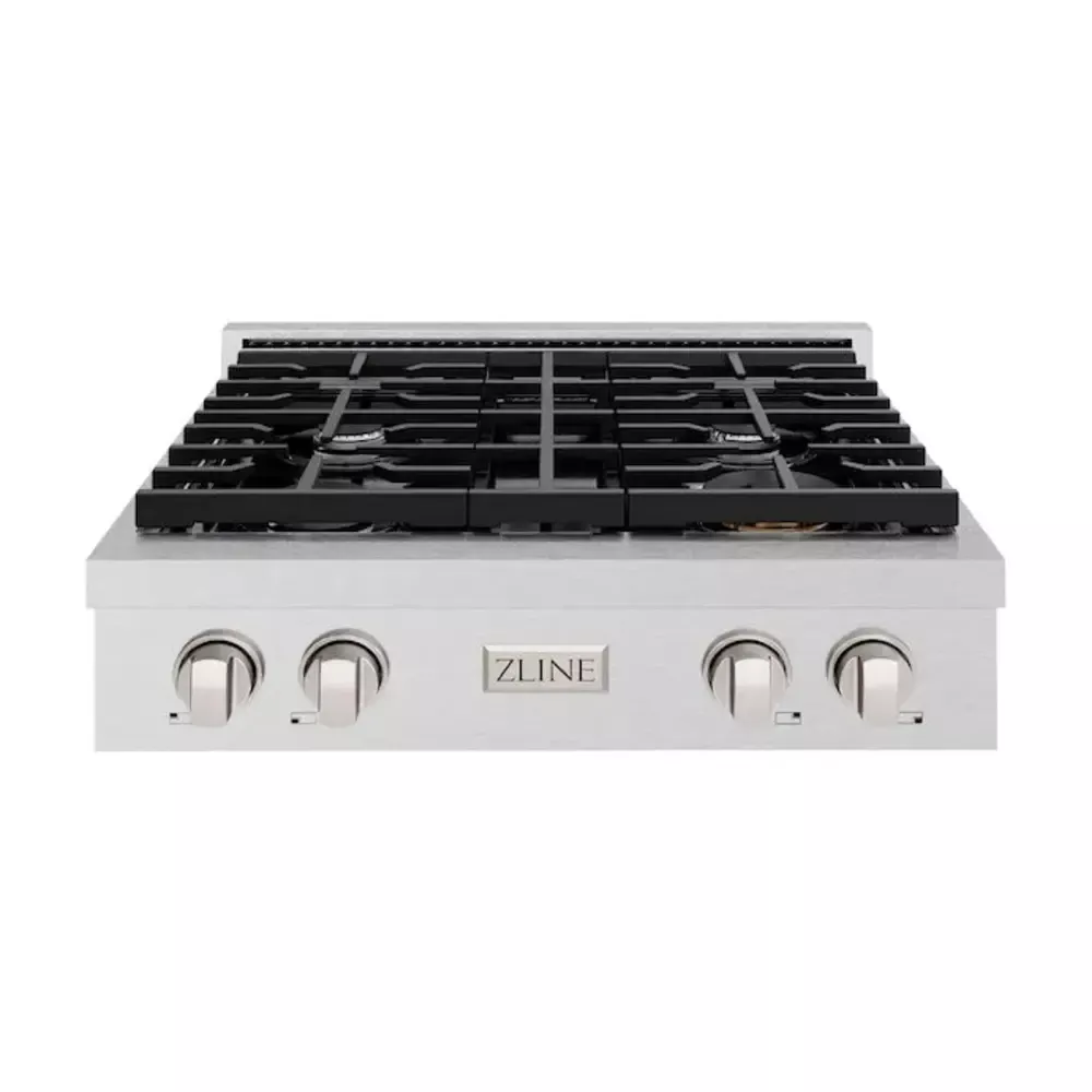 zline-srts30-paramount-30-stainless-steel-gas-cooktop ZLINE SRTS30 Paramount 30" Stainless Steel Gas Cooktop