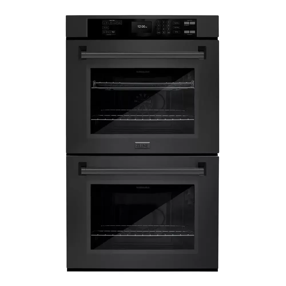 zline-wadb30-30-black-stainless-steel-double-wall-oven ZLINE WADB30 30" Black Stainless Steel Double Wall Oven