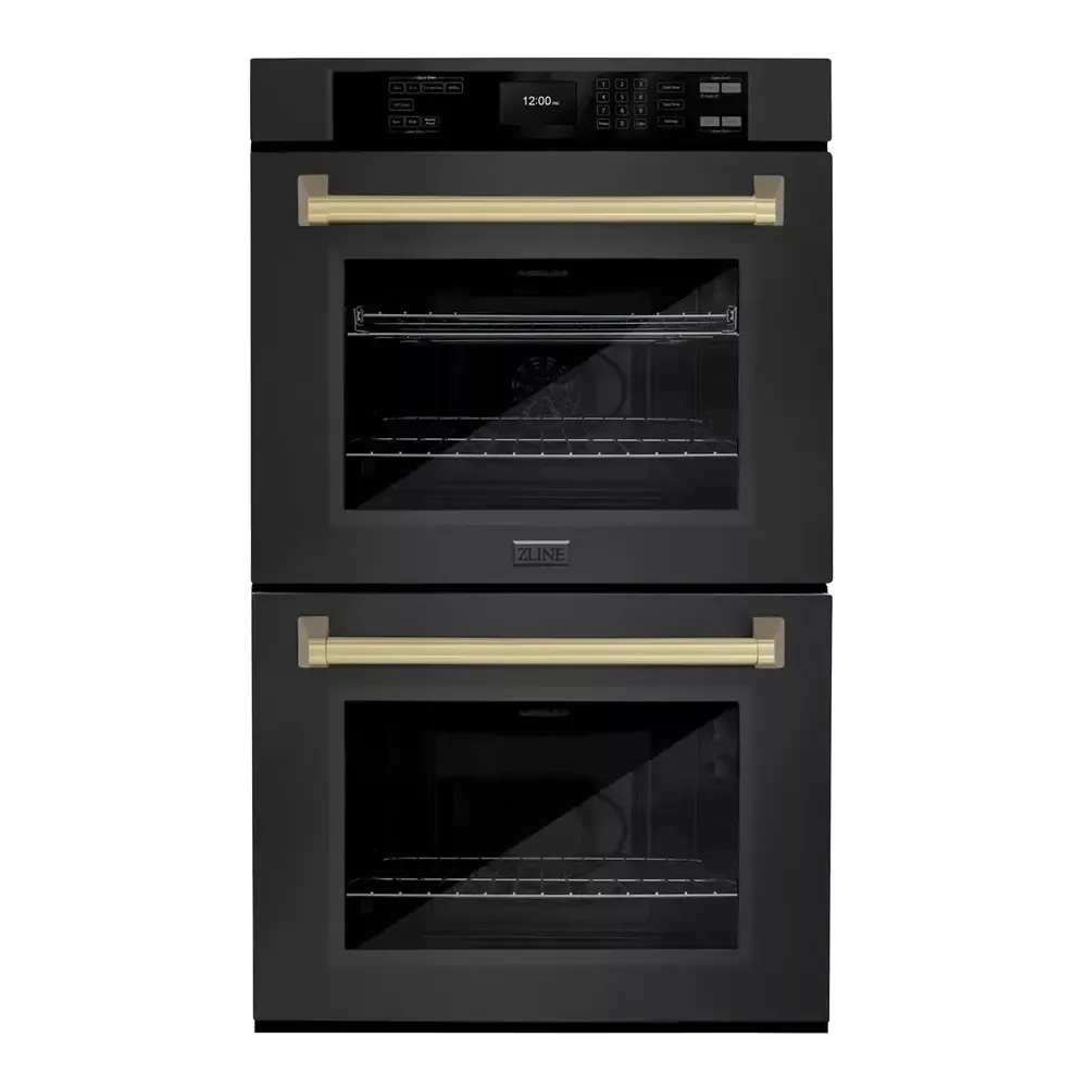 zline-wadbz30cb-30-black-stainless-steel-double-wall-oven ZLINE WADBZ30CB 30" Black Stainless Steel Double Wall Oven