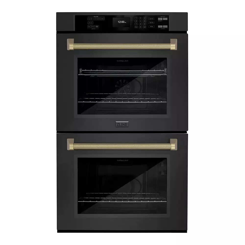 zline-wadbz30kcb-30-black-stainless-steel-double-wall-oven ZLINE WADBZ30KCB 30" Black Stainless Steel Double Wall Oven