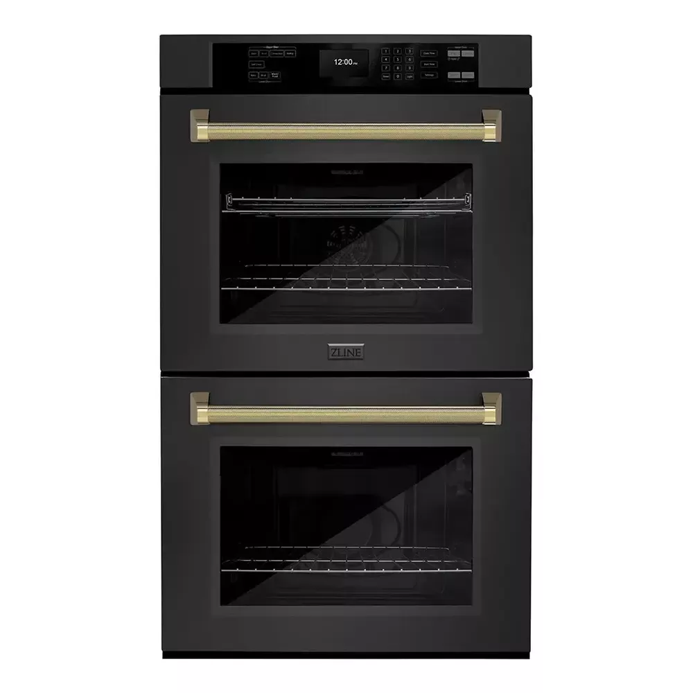 zline-wadbz30kg-30-black-stainless-steel-double-wall-oven ZLINE WADBZ30KG 30" Black Stainless Steel Double Wall Oven