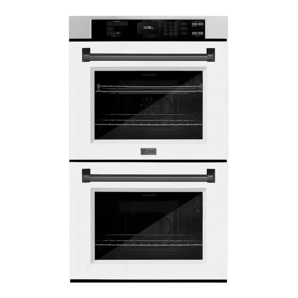 zline-wadszwm30mb-30-white-double-wall-oven ZLINE WADSZWM30MB 30" White Double Wall Oven