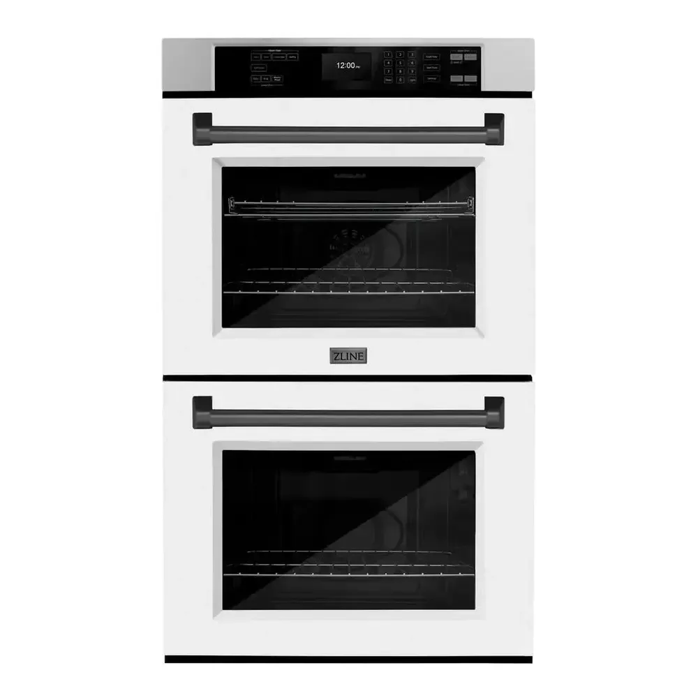 zline-wadzwm30mb-30-white-double-wall-oven ZLINE WADZWM30MB 30" White Double Wall Oven
