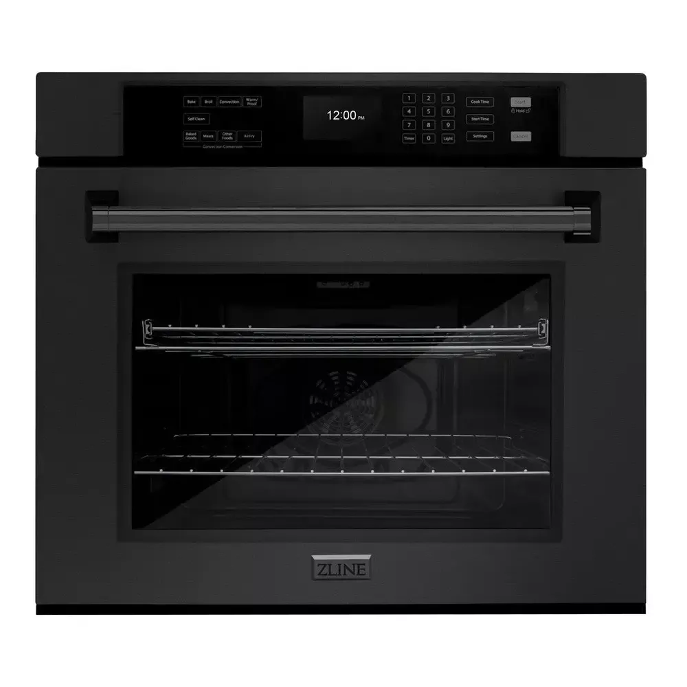 zline-wasb30-30-black-stainless-steel-single-wall-oven ZLINE WASB30 30" Black Stainless Steel Single Wall Oven