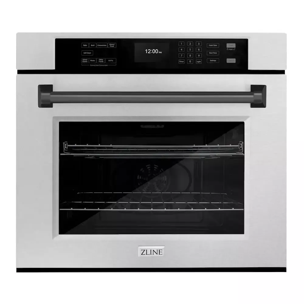 zline-wassz30mb-30-stainless-steel-single-wall-oven ZLINE WASSZ30MB 30" Stainless Steel Single Wall Oven