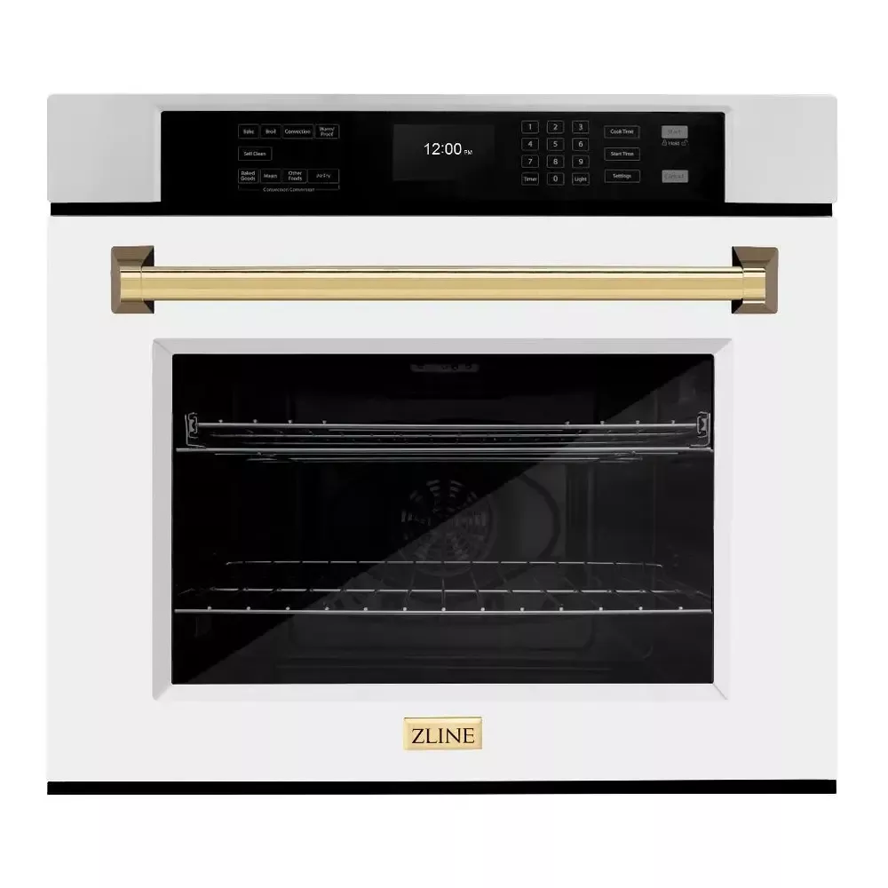 ZLINE WASZWM30G 30" White Single Wall Oven